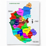 Karnataka Political Map Chart